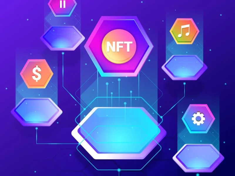 digital-artwork-representing-Non-Fungible-Tokens-NFTs