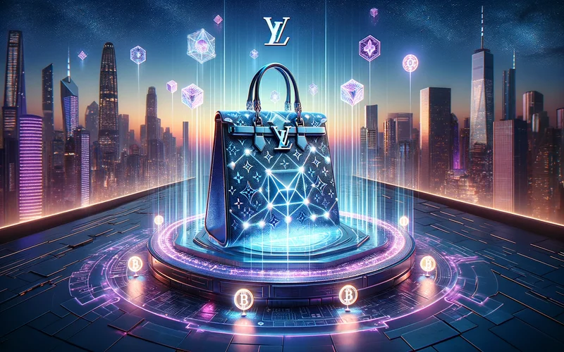 Louis Vuitton LV Diamonds Collection showcasing blockchain-certified ethical luxury jewelry.