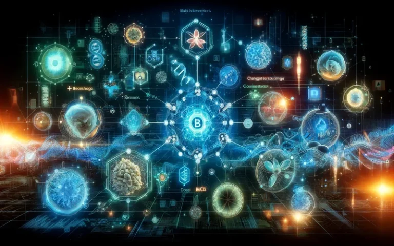 Blockchain-enabled Prostate IQ™ blood test device for cancer screening.