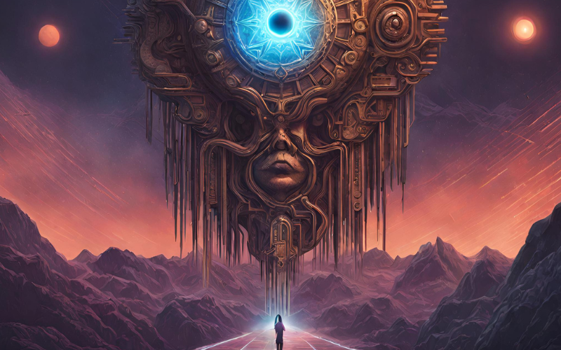 Nibiru Chain's logo on a digital background