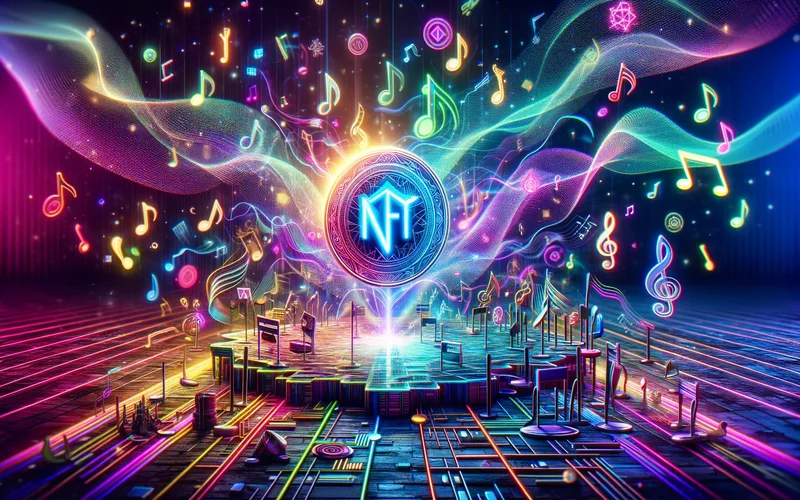 Music NFTs transforming the music industry with blockchain technology and digital art.