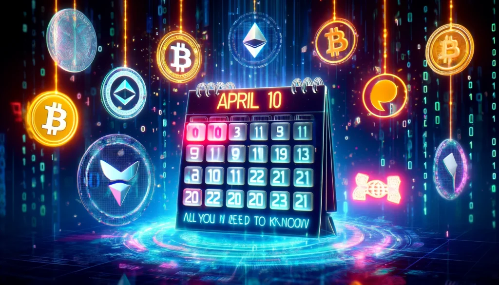 Bitcoin price chart around April 10, CPI and FOMC meeting impact