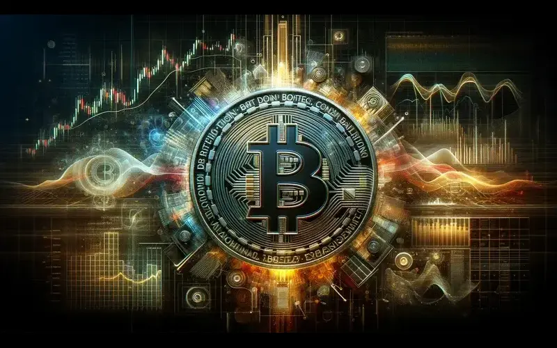 Bitcoin price trend analysis chart showing potential bottom points and recovery markers.