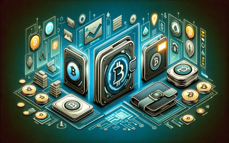 Comparison chart of top crypto wallets for April 2024.