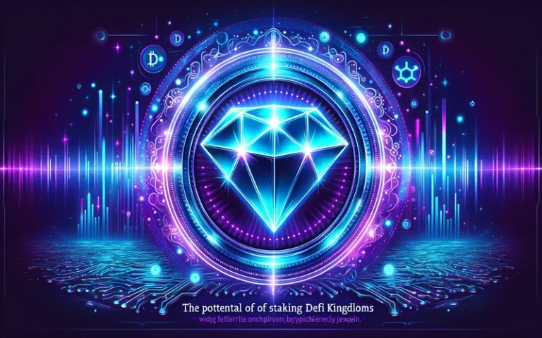 User staking JEWEL tokens in DeFi Kingdoms for passive income.