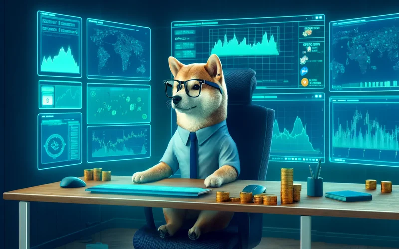 Shiba Inu investment growth illustration.