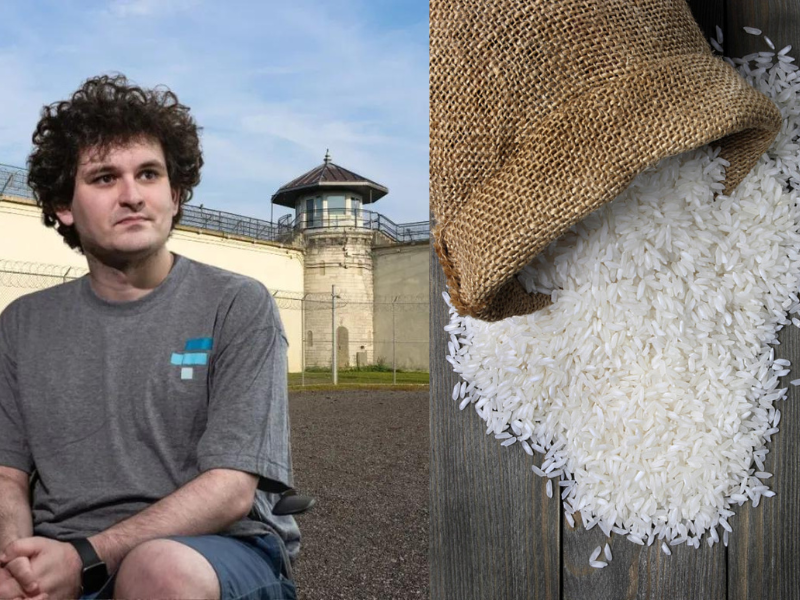 Sam Bankman-Fried trading bags of rice in jail
