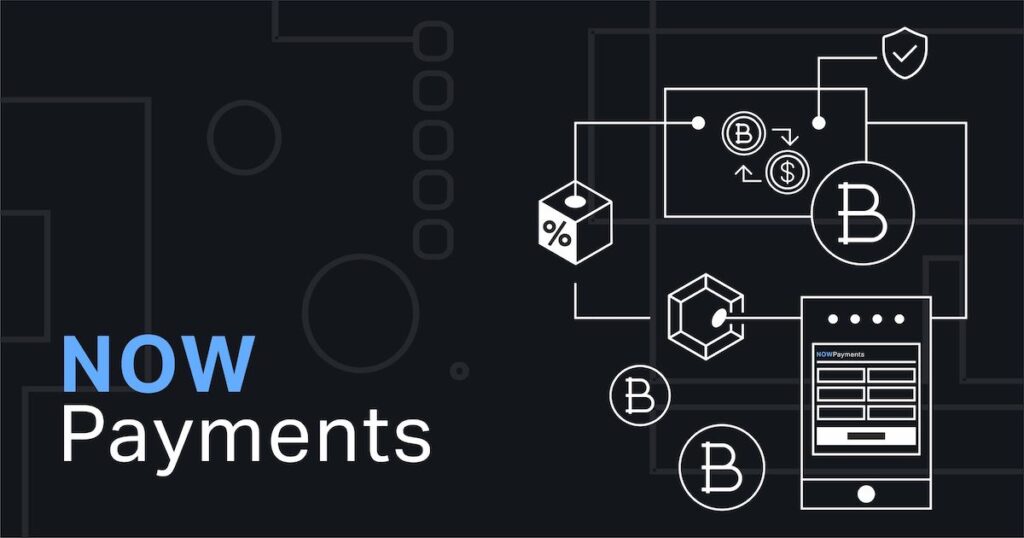 Digital payment gateway interface with cryptocurrency icons and traditional financial symbols.