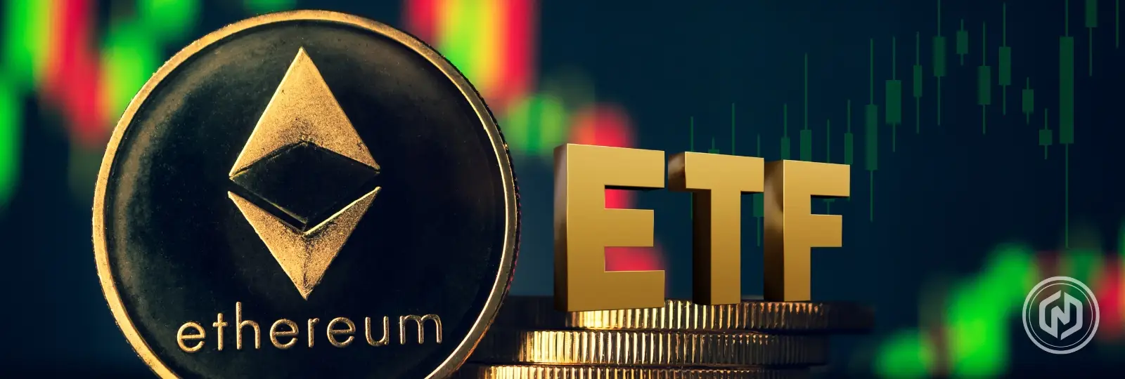 Ethereum price chart showing recent decline and ETF launch impact