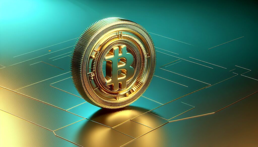 Cryptocurrency market downturn illustration