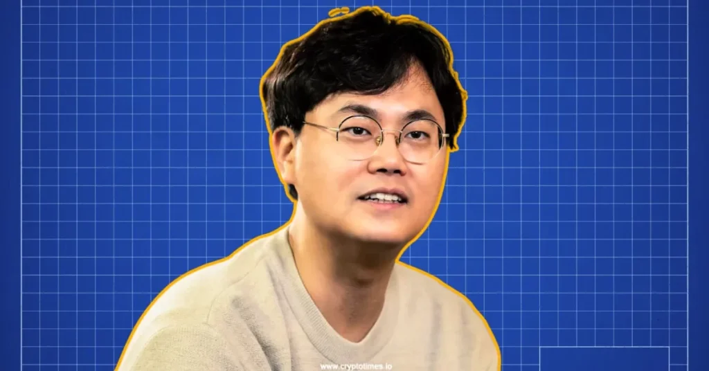 South Korean crypto CEO Lee being taken to the hospital after being stabbed during his fraud trial.