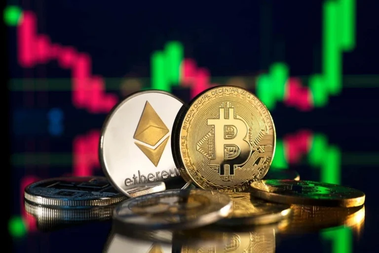 Bitcoin and Ethereum options contracts approaching expiration with market charts showing stability.