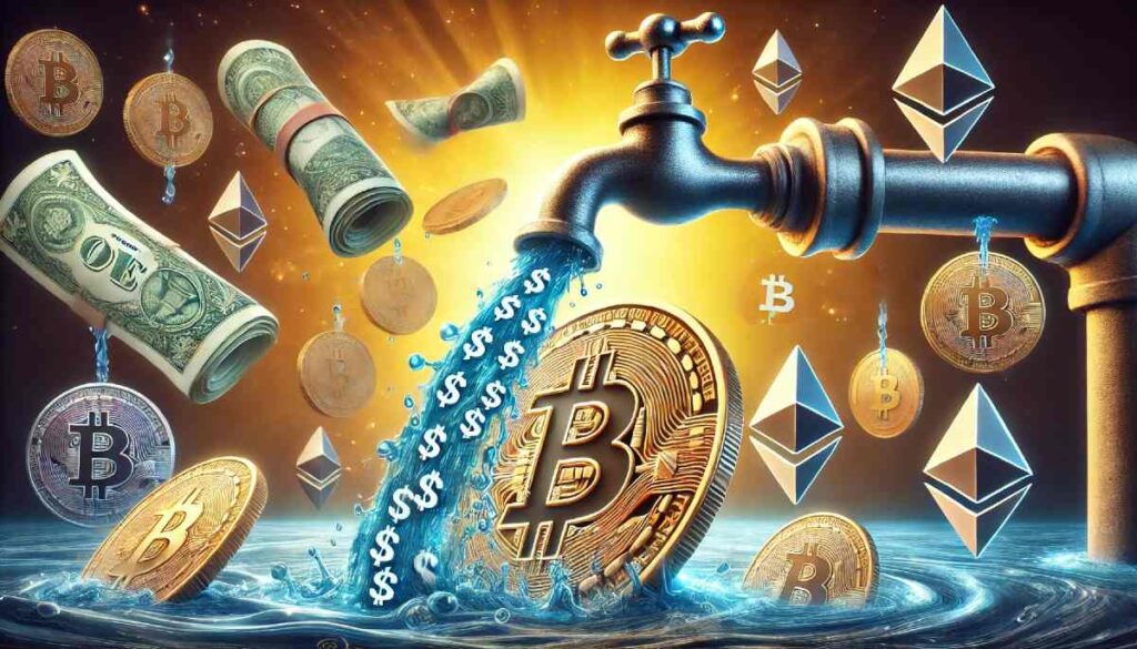 Crypto inflows hit $2.2 billion amid GOP victories and Fed rate cuts, signaling strong market confidence.
