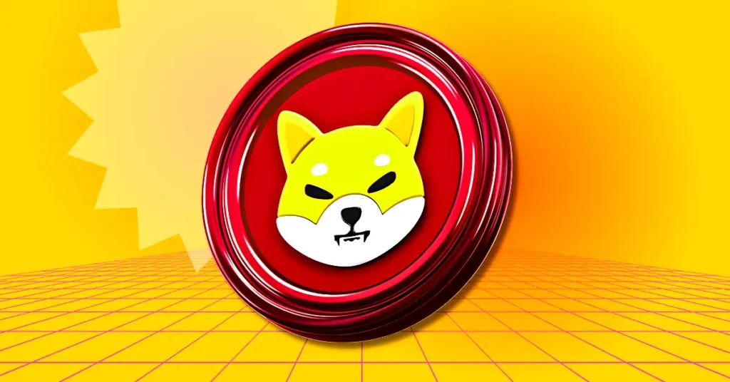 Shiba Inu price chart showing sell-off and profit-taking trend