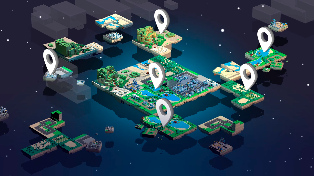 Virtual land in the metaverse