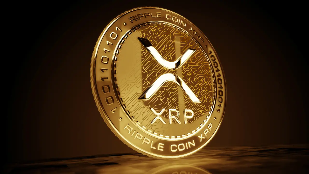 XRP price chart showing decline with support and resistance levels
